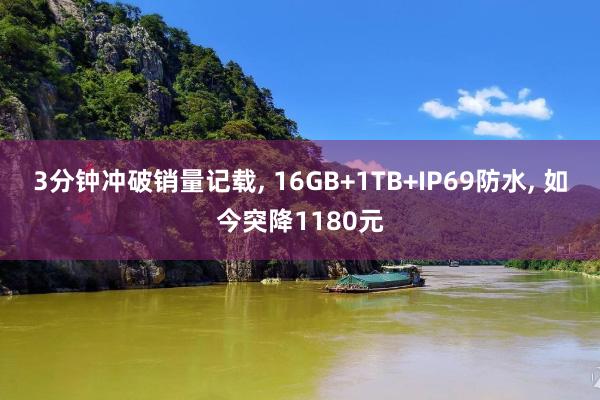 3分钟冲破销量记载, 16GB+1TB+IP69防水, 如今突降1180元